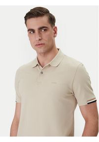 BOSS Polo Parlay 147 50467113 Beżowy Regular Fit. Typ kołnierza: polo. Kolor: beżowy. Materiał: bawełna #4