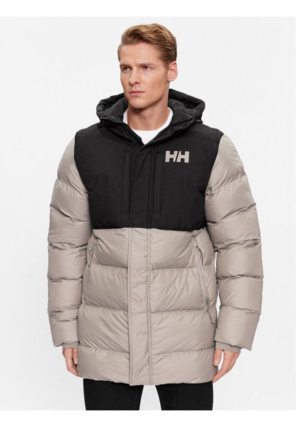 Helly Hansen Kurtka puchowa Active Puffy Long 53522 Beżowy Regular Fit. Kolor: beżowy. Materiał: syntetyk
