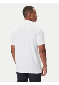 Karl Lagerfeld - KARL LAGERFELD Polo 745710 500224 Biały Regular Fit. Typ kołnierza: polo. Kolor: biały. Materiał: bawełna #3