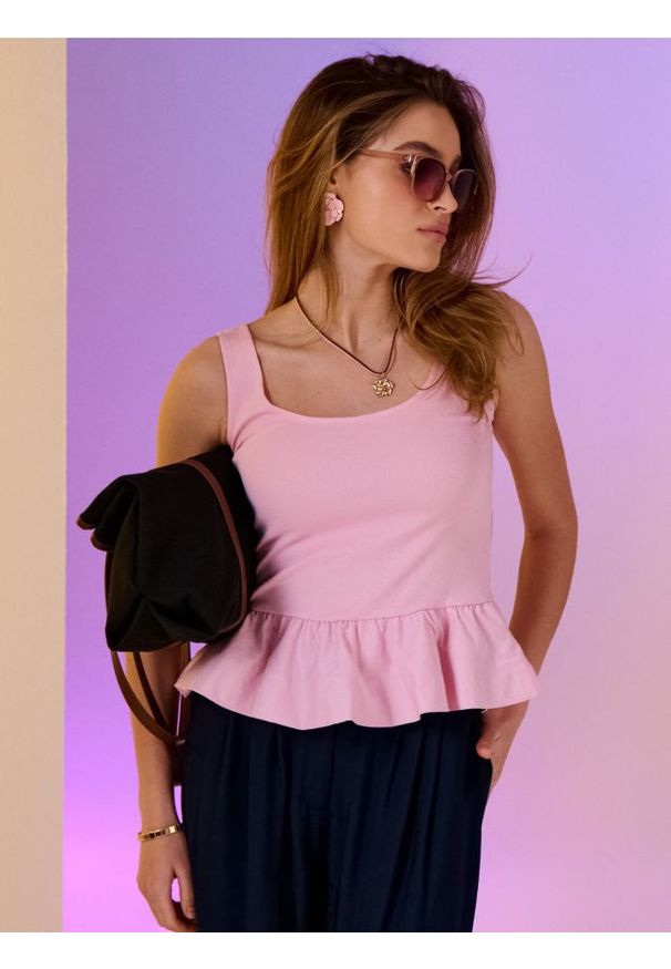 Sinsay - Naszyjnik z zawieszką w kształcie kwiata - wielobarwny