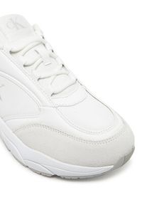 Calvin Klein Jeans Sneakersy Retro Tennis Mg Mix YW0YW01743 Biały. Kolor: biały. Materiał: materiał