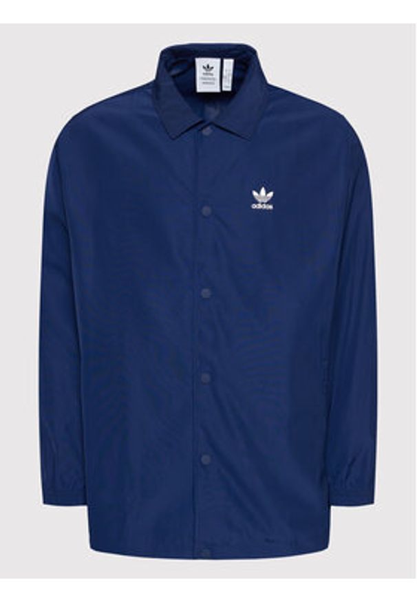 Adidas - adidas Kurtka przejściowa adicolor Classics Trefoil H09128 Granatowy Loose Fit. Kolor: niebieski. Materiał: syntetyk