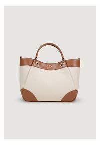 Armani Exchange Torebka SHOPPING BAG Beżowy. Kolor: beżowy #1