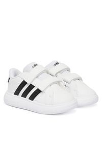 Adidas - adidas Sneakersy Grand Court 3.0 Bubble Shoes Infants JS4906 Biały. Kolor: biały. Materiał: skóra #4