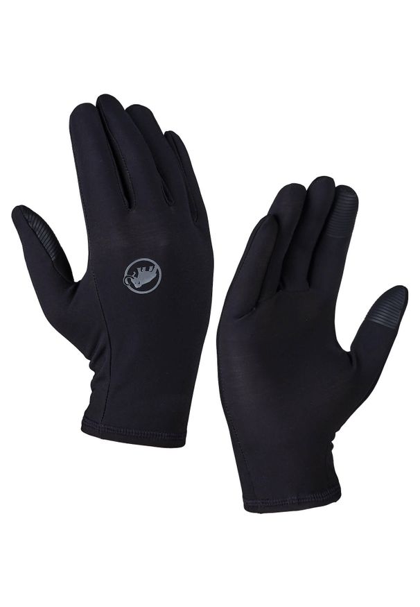 Rękawiczki do smartfona Mammut Stretch Glove. Kolor: czarny. Sezon: zima. Sport: narciarstwo