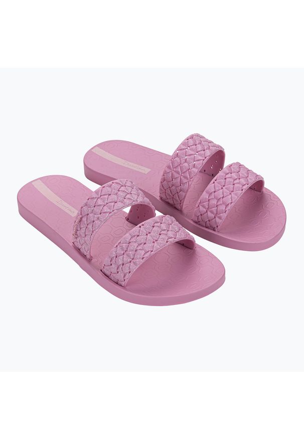 Klapki damskie Ipanema Renda II. Kolor: różowy