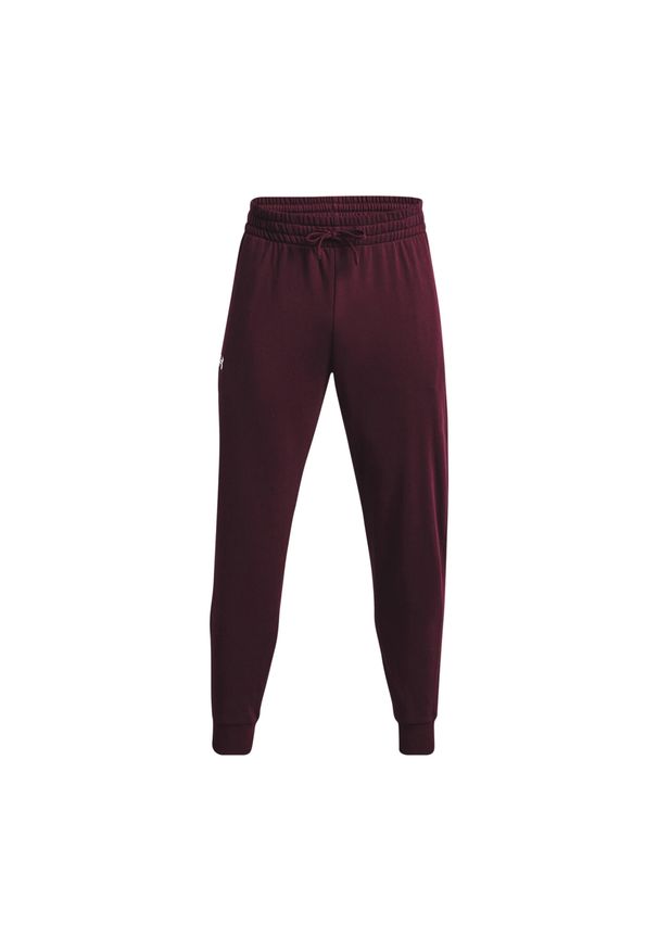 Spodnie fitness męskie Under Armour Rival Fleece Joggers. Kolor: czerwony. Sport: fitness