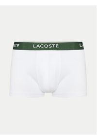 Lacoste Komplet 3 par bokserek 5H1300 Biały. Kolor: biały. Materiał: bawełna