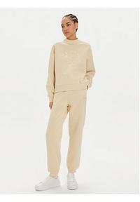 TOMMY HILFIGER - Tommy Hilfiger Bluza Varsity WW0WW43495 Beżowy Relaxed Fit. Kolor: beżowy. Materiał: bawełna, syntetyk #3