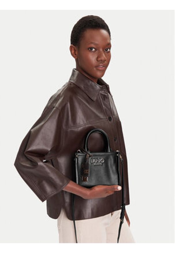 Liu Jo Torebka AF5102 E0058 Czarny. Kolor: czarny. Materiał: skórzane