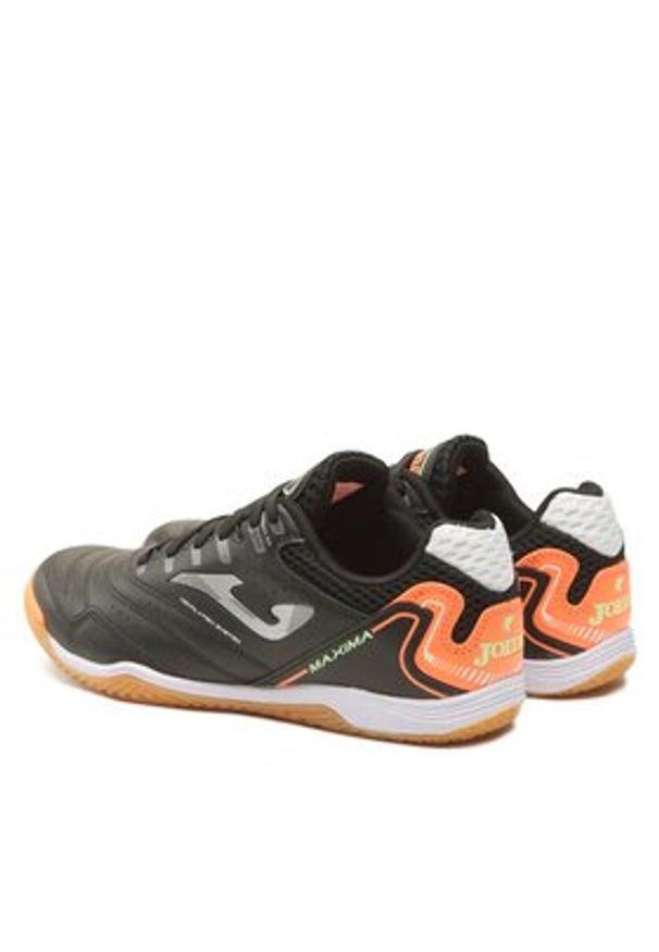 Joma Buty do piłki nożnej Maxima 2301 MAXS2301IN Czarny. Kolor: czarny. Materiał: skóra