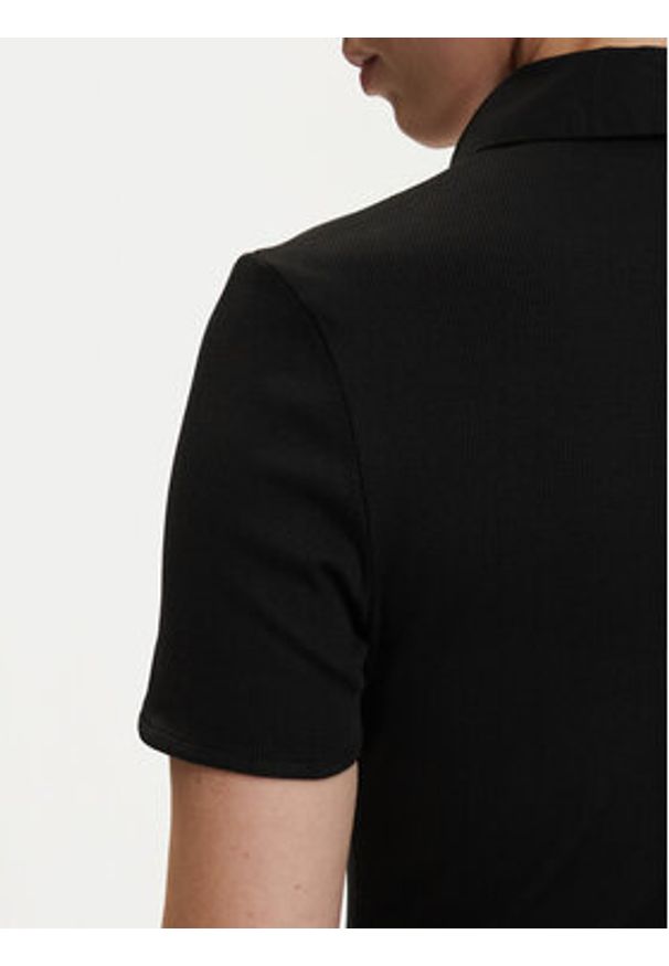 Tommy Jeans Sukienka codzienna DW0DW22331 Czarny Slim Fit. Okazja: na co dzień. Kolor: czarny. Materiał: bawełna. Typ sukienki: proste. Styl: casual