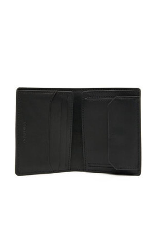 Calvin Klein Duży Portfel Męski Ck Must Mono Bifold 7cc W/Coi K50K512686 Czarny. Kolor: czarny. Materiał: skóra