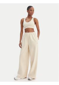 Reebok Spodnie dresowe Reebok x Ewa Chodakowska RK25624CCW Beżowy Wide Leg. Kolor: beżowy. Materiał: syntetyk #3