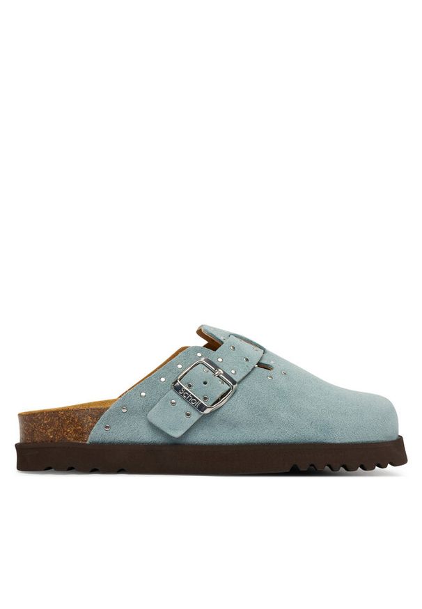 Klapki Scholl. Kolor: niebieski