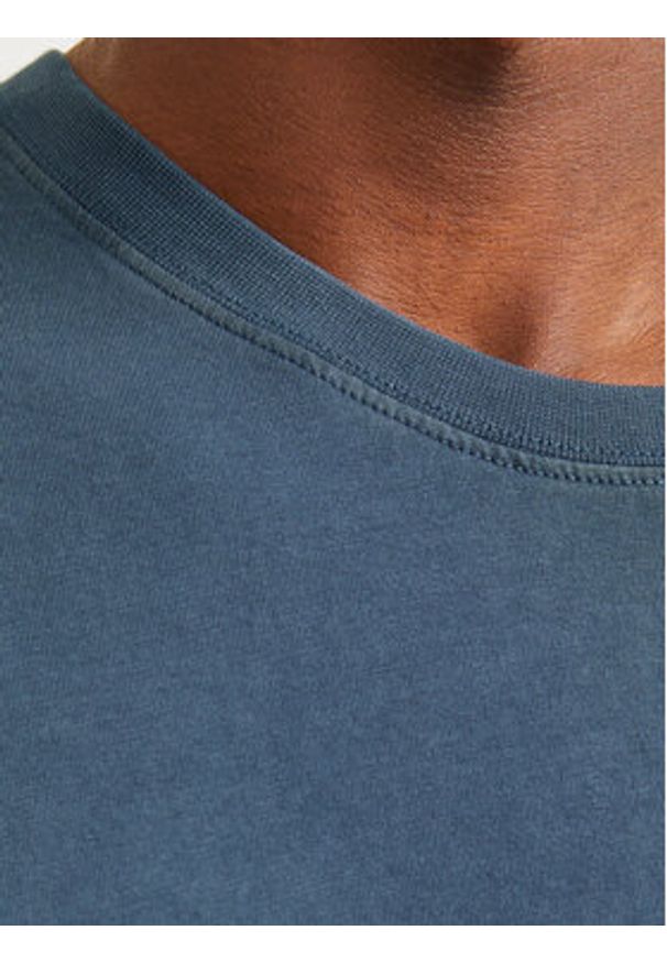 Jack & Jones T-Shirt Charge 12268270 Niebieski Oversize. Kolor: niebieski. Materiał: bawełna