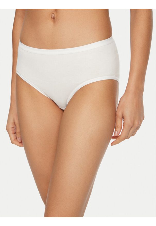 Triumph Komplet fig klasycznych z wysokim stanem Sense Of Cotton 10225046 Biały. Stan: podwyższony. Kolor: biały. Materiał: bawełna