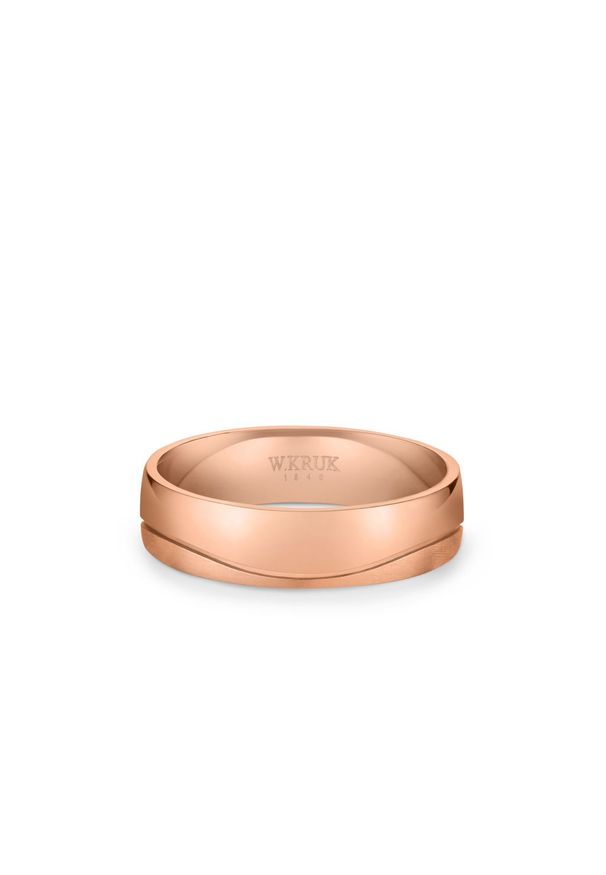 W.KRUK PROMOCJA Obrączka Złota - Grawer GRATIS - złoto 585 - ZLS/O_30R52E. Materiał: złote. Kolor: złoty. Wzór: gładki