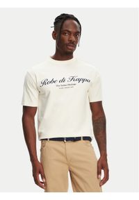 Robe di Kappa T-Shirt Robe Giovani Tozeur 61151CW Écru Regular Fit. Materiał: bawełna