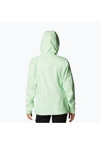 columbia - Kurtka przeciwdeszczowa turystyczna damska Columbia Pouring Adventure II Jacket. Kolor: zielony. Sport: turystyka piesza