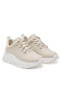 DKNY Sneakersy K1522639 Brązowy. Kolor: brązowy. Materiał: materiał #3