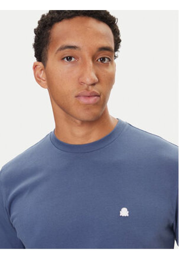 United Colors of Benetton - United Colors Of Benetton T-Shirt 3MI5J1AF7 Granatowy Regular Fit. Kolor: niebieski. Materiał: bawełna