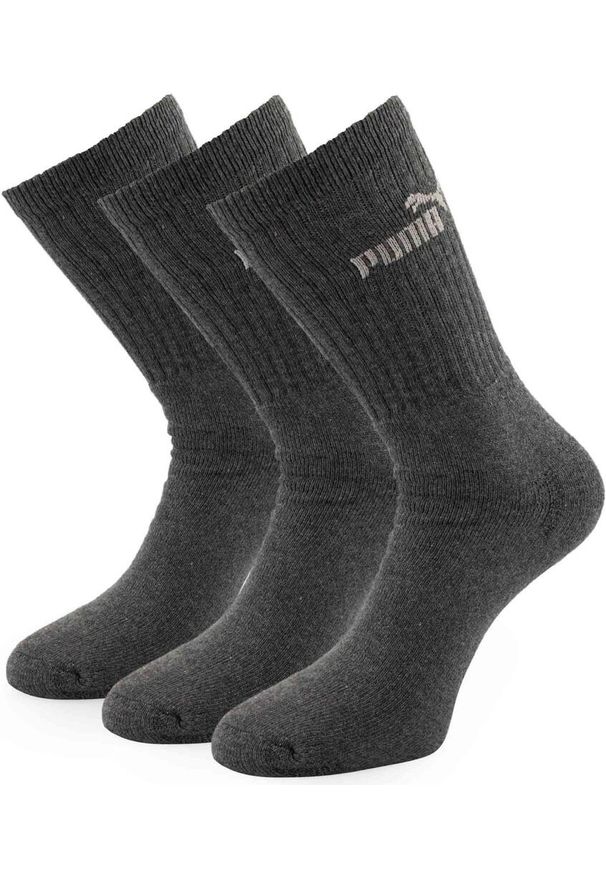 ZEAGLE - Skarpetki Puma Crew 3-Pack 35-38: Komfort i Jakość. Kolor: wielokolorowy. Materiał: poliester, elastan, poliamid, bawełna