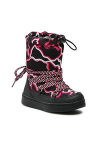 Śniegowce Bibi Urban Boots 1049090 Black/Print/Rose. Kolor: czarny. Materiał: materiał. Wzór: nadruk #1