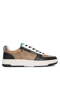 Guess Sneakersy FMFVEN FAB12 Beżowy. Kolor: beżowy. Materiał: skóra