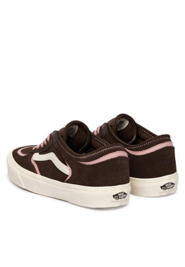 Vans Sneakersy Rowley Classic VN000SF43N11 Brązowy. Kolor: brązowy. Materiał: skóra, zamsz. Model: Vans Classic
