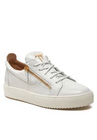 Giuseppe Zanotti Sneakersy RM40033 Biały. Kolor: biały. Materiał: skóra #2
