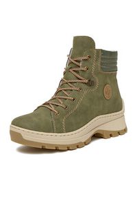 Rieker Trzewiki CEO-X9334-54 Zielony. Kolor: zielony. Materiał: materiał #4