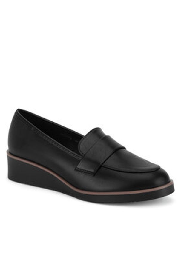 Clara Barson Półbuty WYL3395-4 Czarny. Kolor: czarny. Materiał: skóra