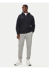 Under Armour Bluza Ua Rival Fleece 1379767 Czarny Loose Fit. Kolor: czarny. Materiał: bawełna