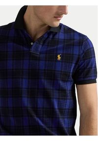 Polo Ralph Lauren Polo 710920184003 Granatowy Regular Fit. Typ kołnierza: polo. Kolor: niebieski. Materiał: bawełna