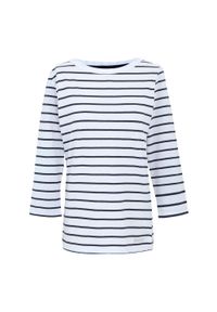 Regatta - T-shirt Damski W Paski Baylette II. Kolor: biały, niebieski, wielokolorowy. Wzór: paski