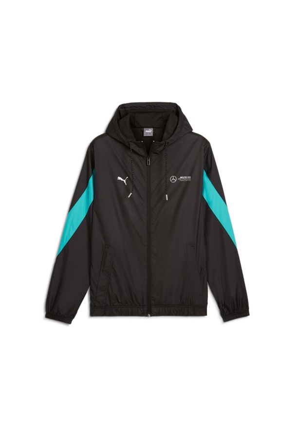 Tkanina wodoodporna Puma MAPF1. Kolor: czarny. Materiał: tkanina