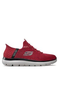 skechers - Sneakersy Skechers. Kolor: czerwony