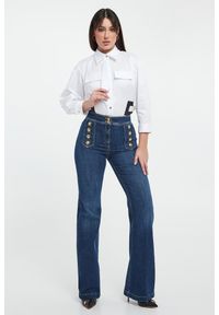 Elisabetta Franchi - Jeansy damskie palazzo ELISABETTA FRANCHI #1