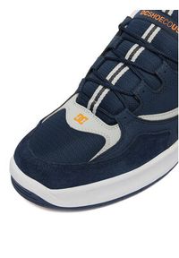 DC Shoes Sneakersy DC01721410 Granatowy. Kolor: niebieski. Materiał: skóra, zamsz #4