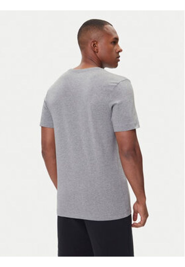 Nike T-Shirt DC7485 091 Szary Regular Fit. Kolor: szary. Materiał: bawełna