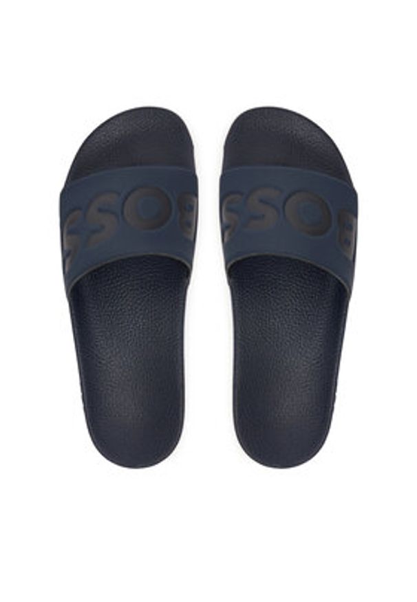 BOSS Klapki Aryeh 50536835 Granatowy. Kolor: niebieski. Materiał: syntetyk