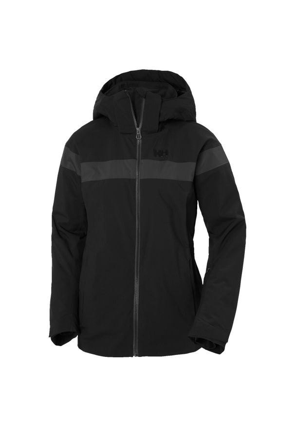 Damska kurtka narciarska Helly Hansen Motionista Lifaloft. Kolor: czarny. Sezon: zima. Sport: narciarstwo