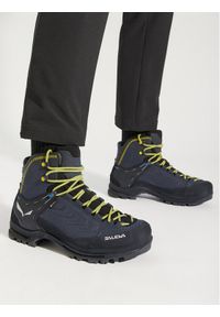 Salewa Trekkingi Rapace Gtx GORE-TEX 61332-0960 Granatowy. Kolor: niebieski. Materiał: skóra, nubuk. Technologia: Gore-Tex. Sport: turystyka piesza #1