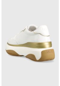 Liu Jo sneakersy JUNE 16 kolor biały BA3053EX16801111. Nosek buta: okrągły. Kolor: biały. Materiał: guma. Obcas: na platformie #5