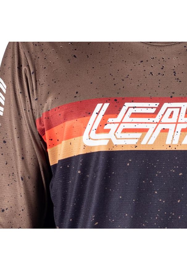 LEATT - Koszulka rowerowa męska Leatt Jersey MTB Enduro 3.0. Kolor: czarny. Materiał: jersey. Sport: kolarstwo