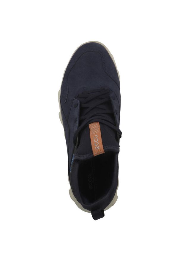 ecco - Buty do chodzenia męskie Ecco Mx Low Nubukleder. Kolor: niebieski. Materiał: skóra. Szerokość cholewki: normalna. Sport: turystyka piesza