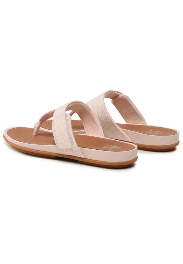 FIT FLOP - Sandały FITFLOP Gracie, Kobiety. Kolor: różowy. Materiał: skóra ekologiczna, materiał. Styl: sportowy
