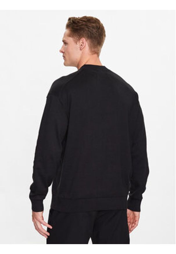 Calvin Klein Jeans Sweter J30J323841 Czarny Regular Fit. Kolor: czarny. Materiał: bawełna
