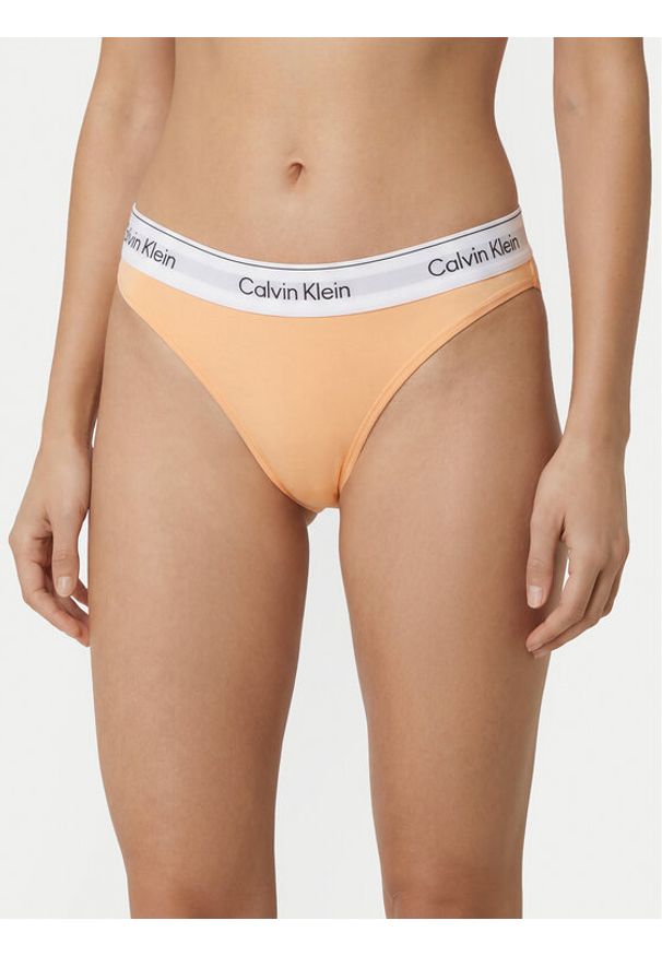 Calvin Klein Underwear Figi klasyczne LV00QF8520 Pomarańczowy jasny. Kolor: pomarańczowy. Materiał: bawełna